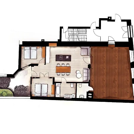 Zur Bademutter Mit 2 Schlafzimmer - Abc360 By Abcwismar Apartment *